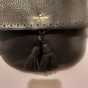 Kate Spade Black Leather Crossbody Bag